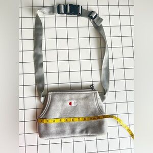 Champion Light Gray Zip Pouch